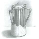 Drawing “Kettle 2”, Paper, Pencil, Realist, Landscape painting, 2020 - photo 1