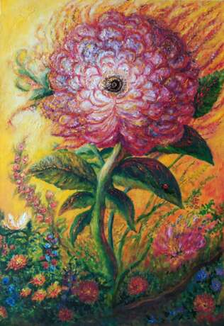 Painting “The Scarlet Flower - The Scarlet Flower”, Canvas, Oil paint, Impressionist, Landscape painting, 2010 - photo 1