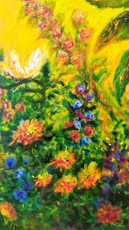 Painting “The Scarlet Flower - The Scarlet Flower”, Canvas, Oil paint, Impressionist, Landscape painting, 2010 - photo 4