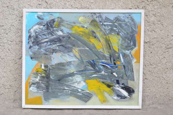 Painting “Configuration”, Canvas, Oil paint, Abstractionism, Landscape painting, 2004 - photo 2
