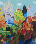 Olga Chernova (né en 2007). Недорогая картина. Природа. Интерьер. Осень. Яркие краски осени.