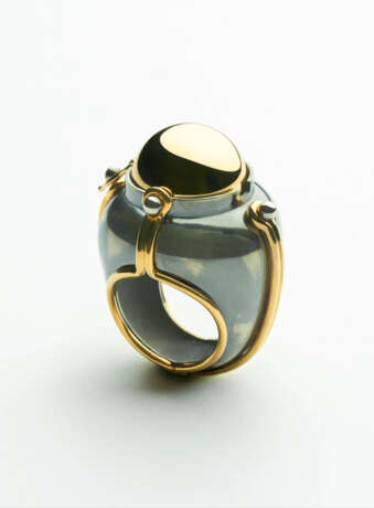 ONYX “SCAPHANDRE” RING, ELIE TOP - photo 1