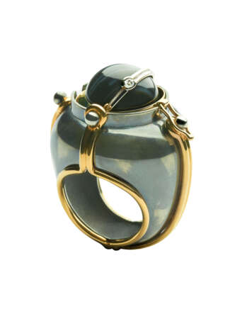 ONYX “SCAPHANDRE” RING, ELIE TOP - фото 2