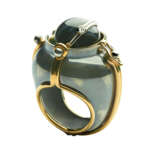 ONYX “SCAPHANDRE” RING, ELIE TOP - photo 2