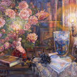 Картина «Розы», Холст, Масляные краски, Постмодерн, Натюрморт, 2010 г. - фото 1
