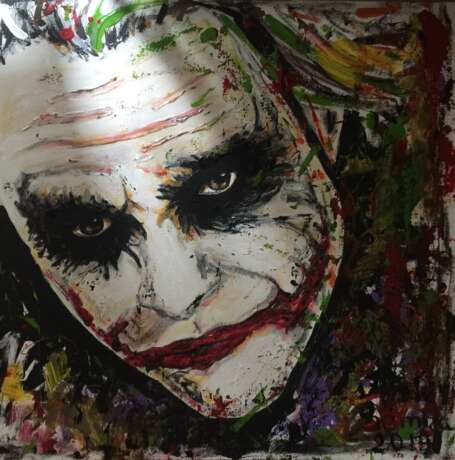 Painting “#Joker 2”, Wood, Acrylic paint, 2019 - photo 1