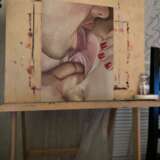 Painting “Love”, Canvas on the subframe, Oil paint, Contemporary art, 2020 - photo 1