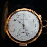 Pocket watch “Universal Watch 18Kt / 750 Gold Minutenrepetition mit Chronograph”, Gold, Manual-winding, Art Nouveau (1880-1910), 1906-1910 - photo 1