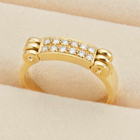 Ring mit Diamantpavé - Foto 1