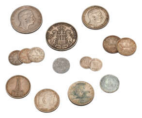 Sammlung von 15 Deutschen Silbermünzen 1876 - 1935