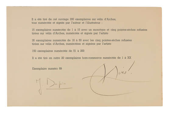 Miró, Joan und Jacques Dupin - photo 5