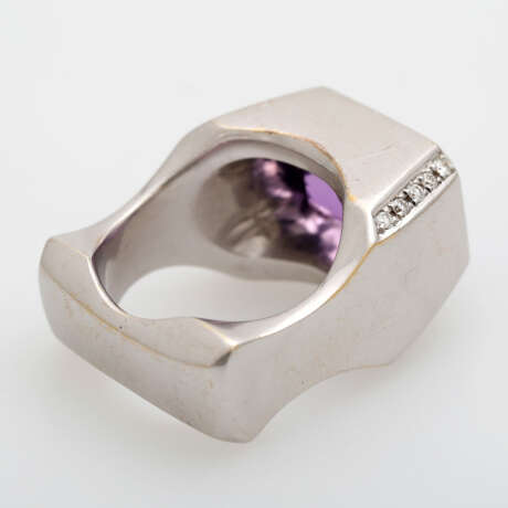 Ring mit Amethyst 8,4 ct., - Foto 3