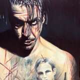 Painting “Till Lindemann”, Canvas on the subframe, Acrylic paint, Realist, Historical genre, 2020 - photo 1
