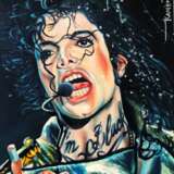 Design Painting “Michael Jackson”, Canvas on the subframe, Acrylic paint, Realist, Historical genre, 2020 - photo 1