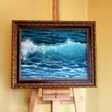 Painting “Blue Wave”, Canvas, Oil paint, Realist, Marine, 2020 - photo 1
