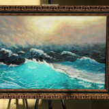 Painting “In the stormy sea”, Canvas, Oil paint, Marine, 2020 - photo 1