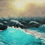 Painting “In the stormy sea”, Canvas, Oil paint, Marine, 2020 - photo 2