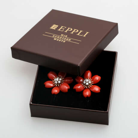 VAN CLEEF & ARPELS Ohrstecker "Rose de Noël" - Foto 6