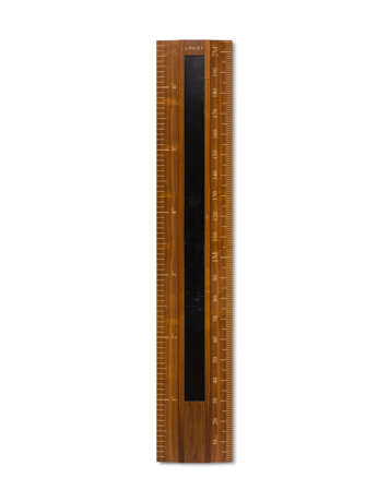 AN ENGLISH WALNUT AND SYCAMORE HEIGHT CHART - photo 1