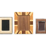 A GROUP OF LEATHER AND SPECIMEN WOOD ACCESSORIES - Foto 5