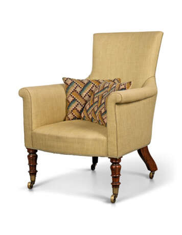 A WILLIAM IV GRAINED-ROSEWOOD ARMCHAIR - фото 1