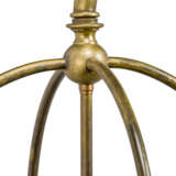 A CONTINENTAL BRASS HALL LANTERN - photo 2