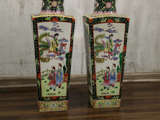 Vase “Antique paired floor vases”, Porcelain, See description, 1950 - photo 10