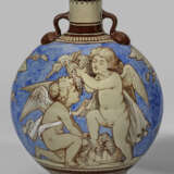 Seltene viktorianische Pilgerflasche im Arts and Crafts-Stil - photo 1