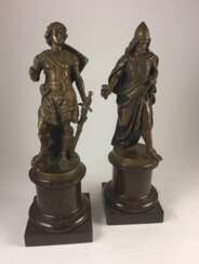  A pair of statues of the late.XIX art.