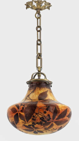 Jugendstil-Deckenlampe von Daum Nancy - Foto 1