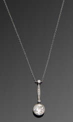 Art Deco-Diamond necklace als Lavalière