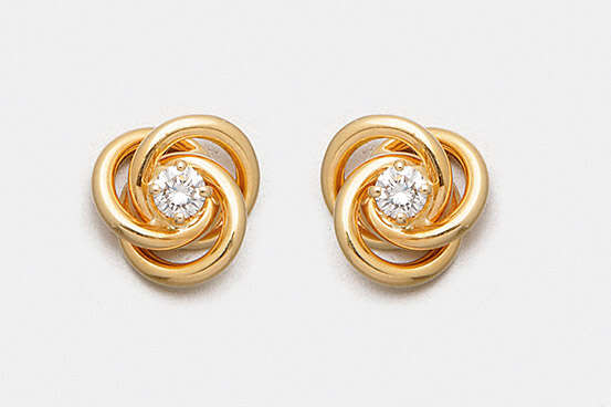 Paar Twist Knot-Ohrringe von Tiffany & Co. - фото 1