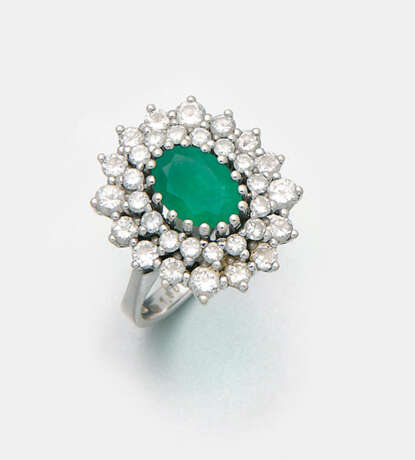 Eleganter Smaragd-Brillantring - photo 1