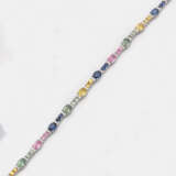 Feines Multicolor-Saphir-Armband - фото 1