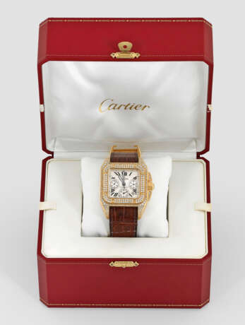 Cartier-Herrenarmbanduhr "Santos 100 Chronograph XXL" - Foto 1