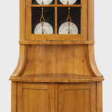 Biedermeier-Eckvitrinenschrank - Foto 1