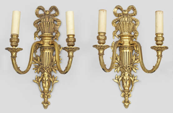Paar Wandappliken im Louis XVI-Stil - Foto 1