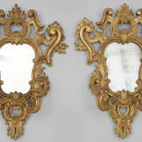 Paar große Barock-Spiegelappliken - photo 1