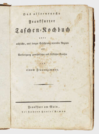 Das allerneueste Frankfurter Taschen-Kochbuch - фото 1