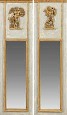 Paar große Pfeilerspiegel im Louis XVI-Stil - фото 1