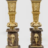 Paar repräsentative Napoleon III-Podestsockel - photo 1