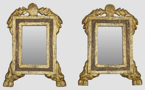 Paar kleine Louis XVI-Wandspiegel - photo 1