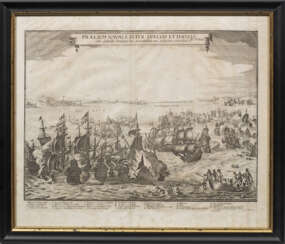 Die Seeschlacht zwischen Dänemark und Schweden von 1644