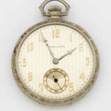 Art Déco-Taschenuhr von Hamilton Watch & Co., Mancaster Pa. - Foto 1