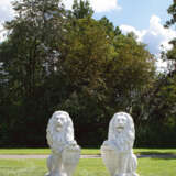 Paar monumentale Portallöwen aus der Villa "Haus Löwenruhe" - фото 1