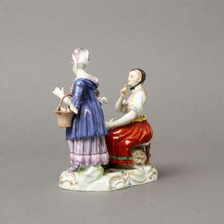 MEISSEN Figurengruppe 'Allegorie der Fruchtbarkeit', 19. Jahrhundert, 1. Wahl. - photo 3