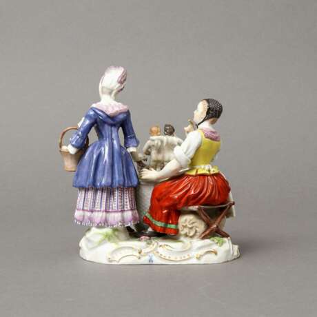 MEISSEN Figurengruppe 'Allegorie der Fruchtbarkeit', 19. Jahrhundert, 1. Wahl. - photo 4