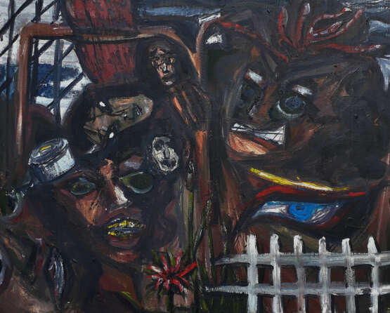Gemälde „Muss“, Bord, Ölfarbe, Abstractionismus, 2020 - Foto 1