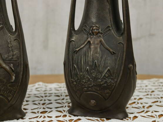Vase “Antique pair vases”, Jean Garnier (1853 - 1910), Porcelain, See description, 1920 - photo 2