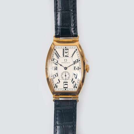 Omega. Limitierte Tonneau Herren-Armbanduhr 'The Petrograd Watch' in Roségold - photo 1